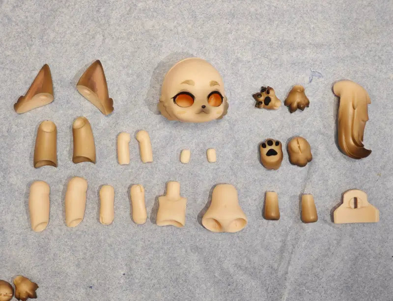 TINGUIN Siamese Cat 1/12 BJD Doll Pet | Full Set