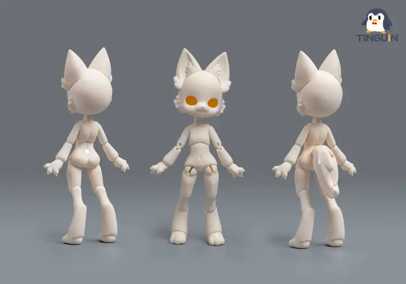 TINGUIN Siamese Cat 1/12 BJD Doll Pet | Full Set