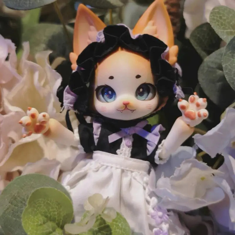 TINGUIN Siamese Cat 1/12 BJD Doll Pet | Full Set