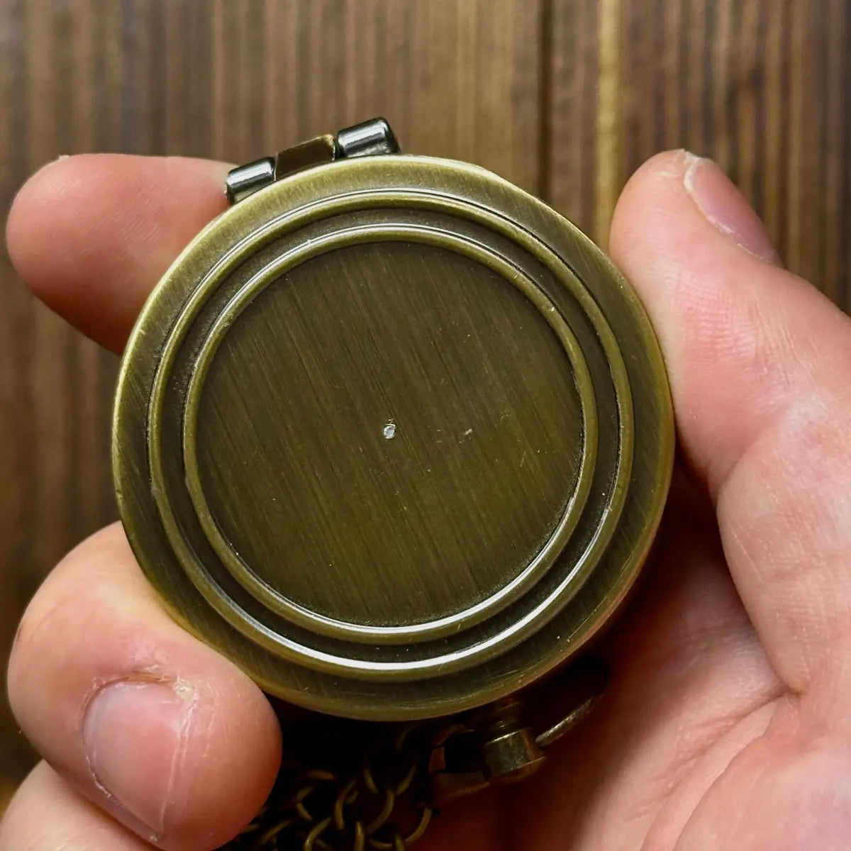 Engraved Retirement Gift Brass Compass for Hiker – Personalized Quote "The Adventure Never Ends", Gift for Dad, Him, Custom Photo Working Keepsake