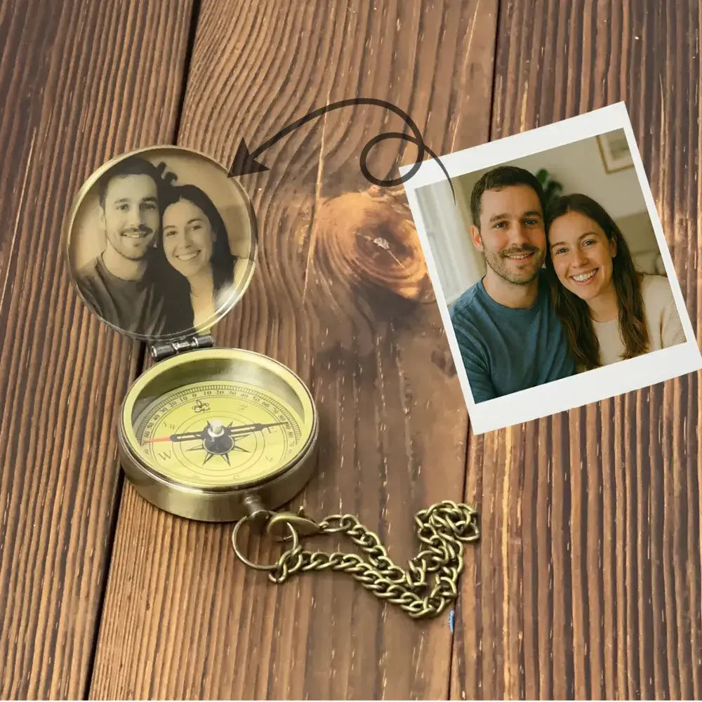 Christian Gift Personalized Compass with Bible Verse Psalm 46:10 – Cross Design "Be Still and Know", Engraved Faith Keepsake