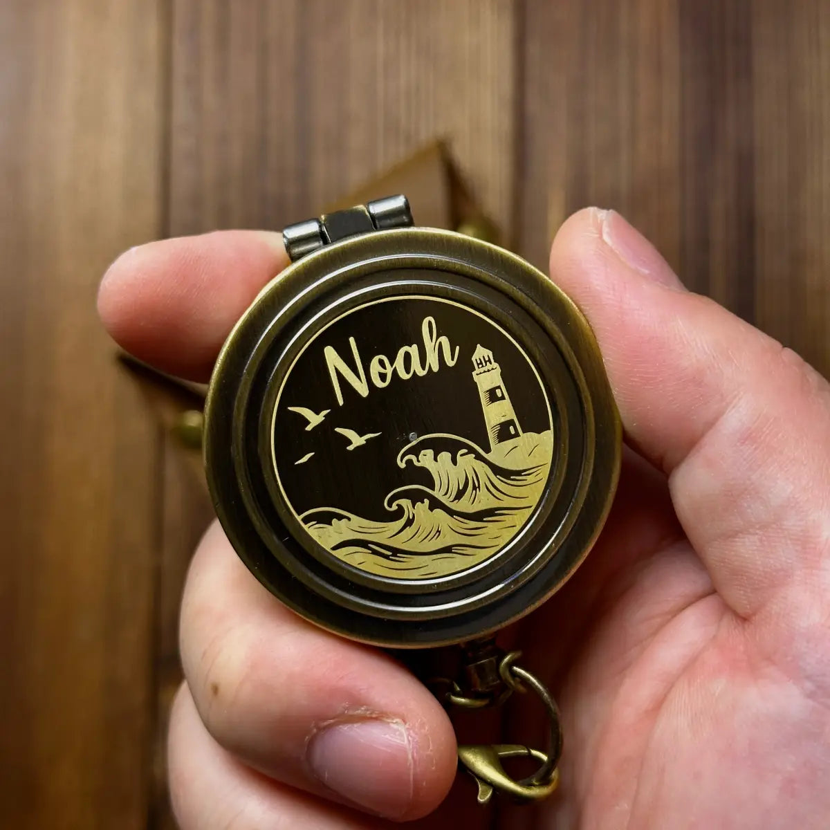 Graduation Gift for Son Engraved Compass | "We Are So Proud of You" | Gift from Mom & Dad for Daughter | Personalized | Custom Handwriting | Brass Working Compass