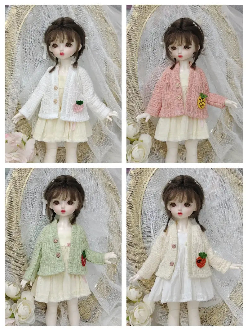 1/6 BJD Doll Outfit Cardigan Jacket