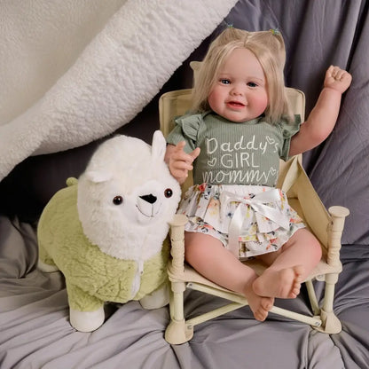 24-Inch Kodi Girl Reborn Toddler Doll – Hand-Rooted Hair & Realism