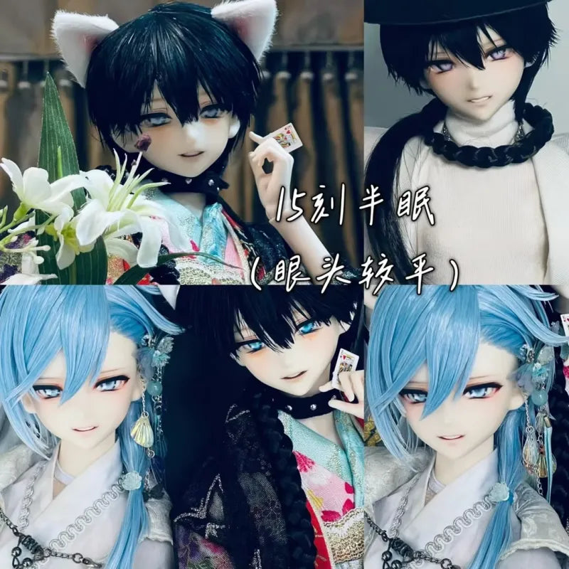 Black_White 15TH.VER 1/3 BJD Doll Head