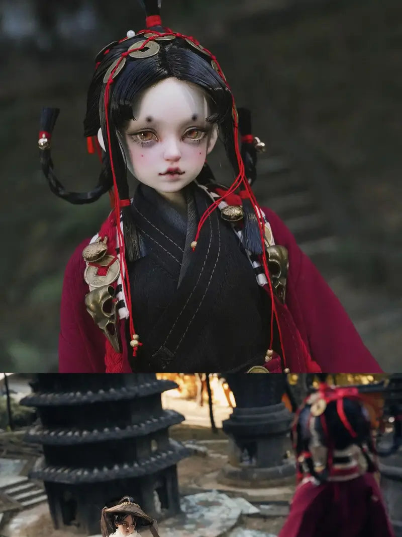 HatCat XiaoEr 1/4 BJD Doll Head