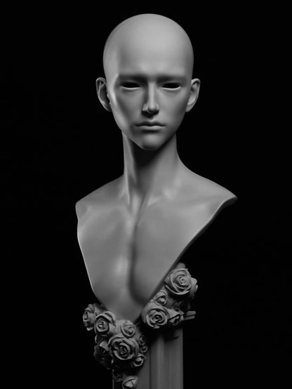 Meir Forest Cain 75 BJD Doll Head