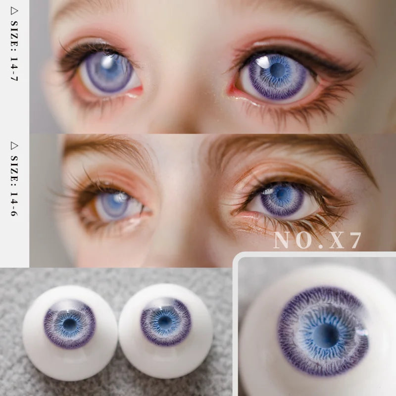 Realistic 1/4 BJD Doll Plaster Eyes