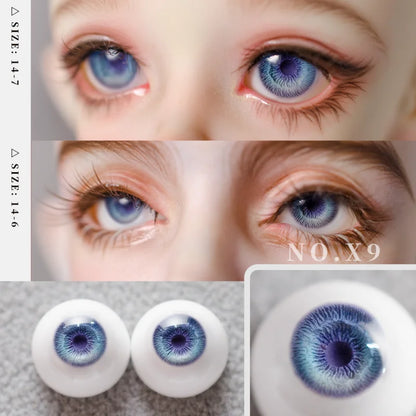 Realistic 1/4 BJD Doll Plaster Eyes