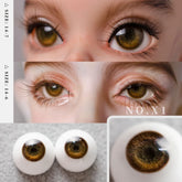 Realistic 1/4 BJD Doll Plaster Eyes