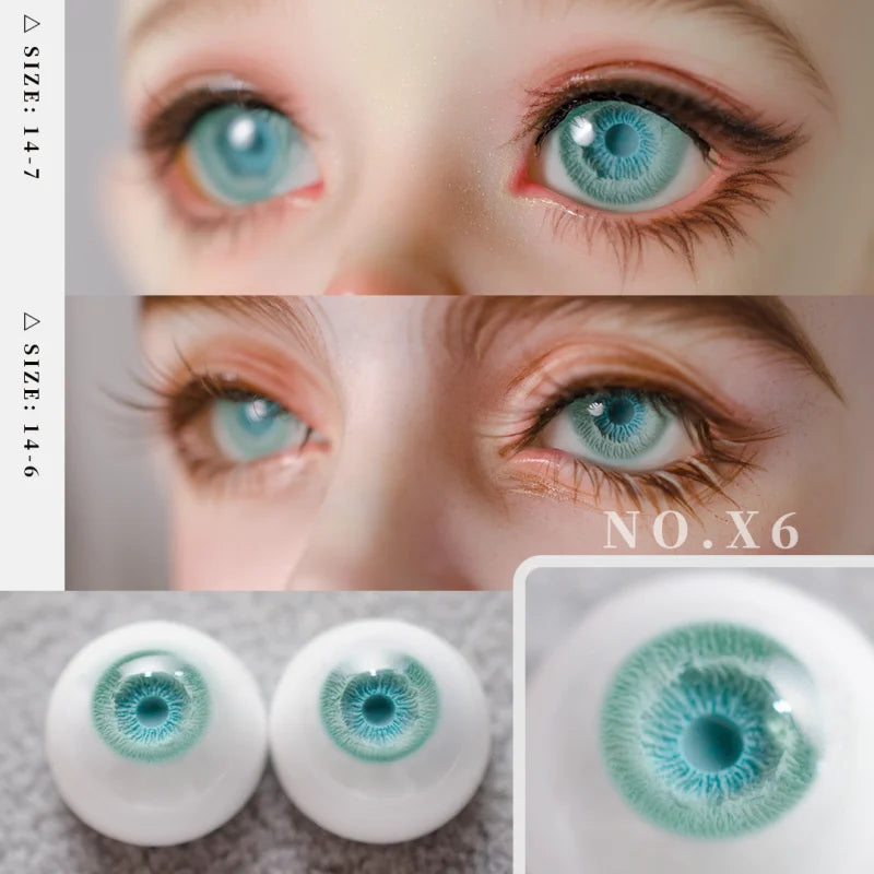 Realistic 1/4 BJD Doll Plaster Eyes