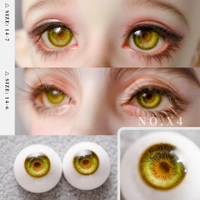 Realistic 1/4 BJD Doll Plaster Eyes