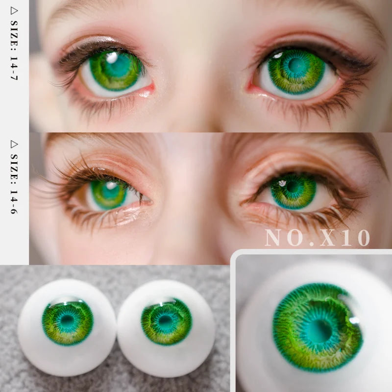 Realistic 1/4 BJD Doll Plaster Eyes