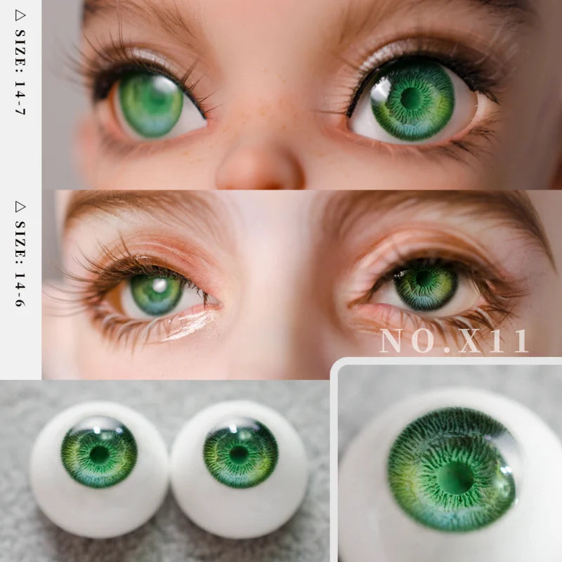 Realistic 1/4 BJD Doll Plaster Eyes