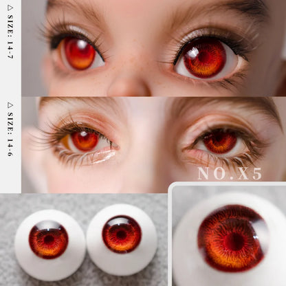 Realistic 1/4 BJD Doll Plaster Eyes