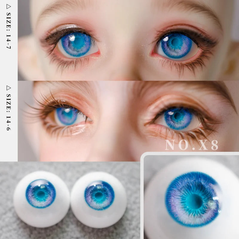 Realistic 1/4 BJD Doll Plaster Eyes