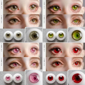 Realistic BJD Doll Plaster Eyes (Non-Resin)