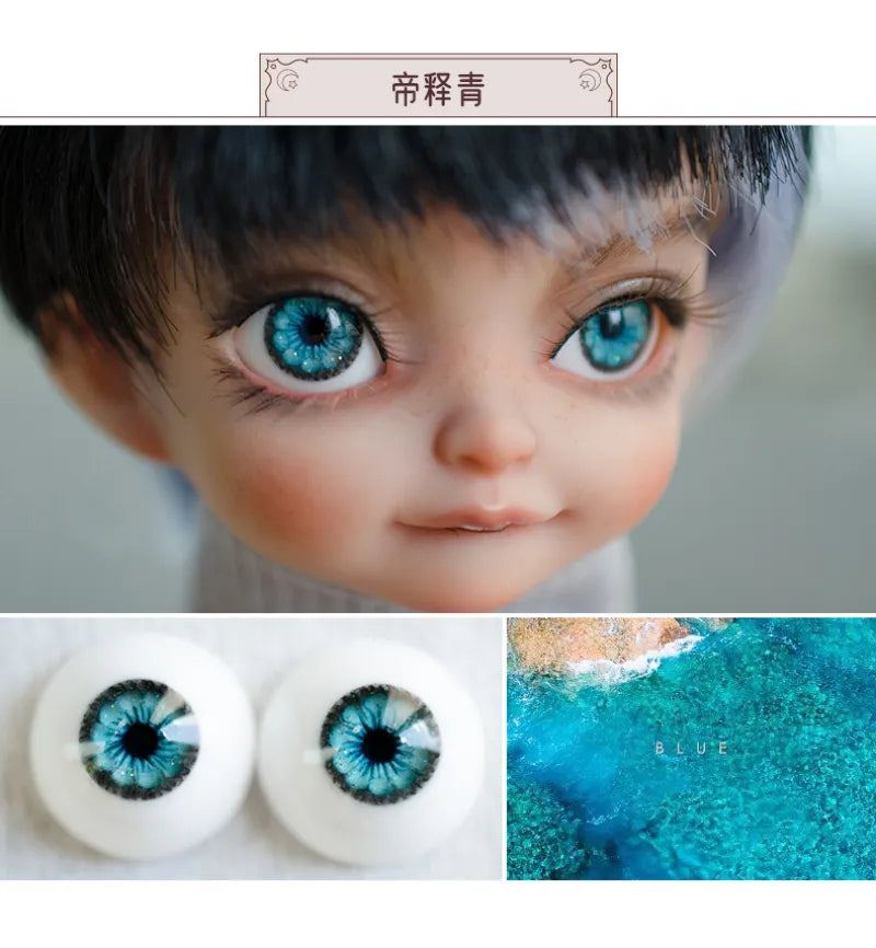 Realistic BJD Doll Plaster Eyes (Resin)