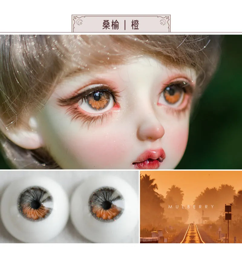 Realistic BJD Doll Plaster Eyes (Resin)