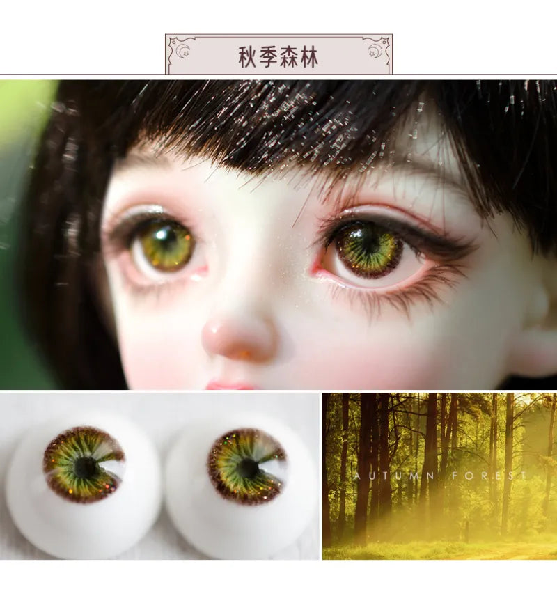 Realistic BJD Doll Plaster Eyes (Resin)