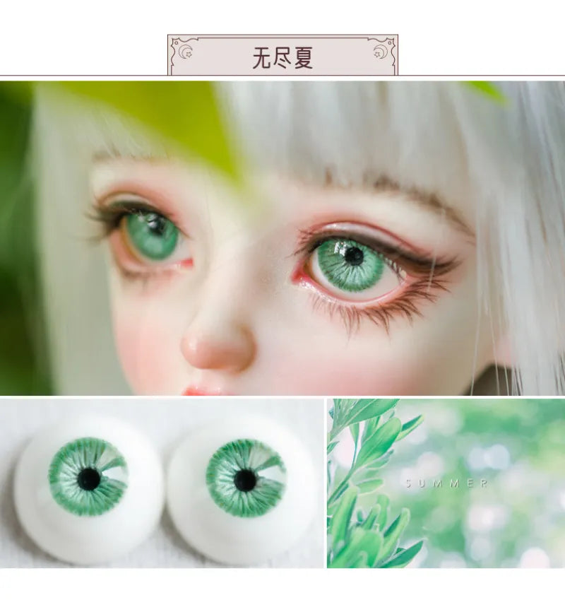 Realistic BJD Doll Plaster Eyes (Resin)