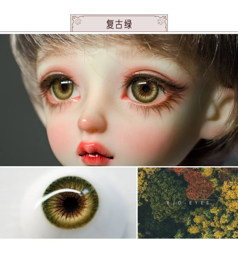 Realistic BJD Doll Plaster Eyes (Resin)