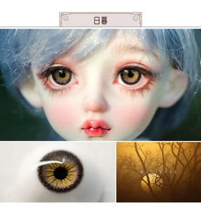 Realistic BJD Doll Plaster Eyes (Resin)