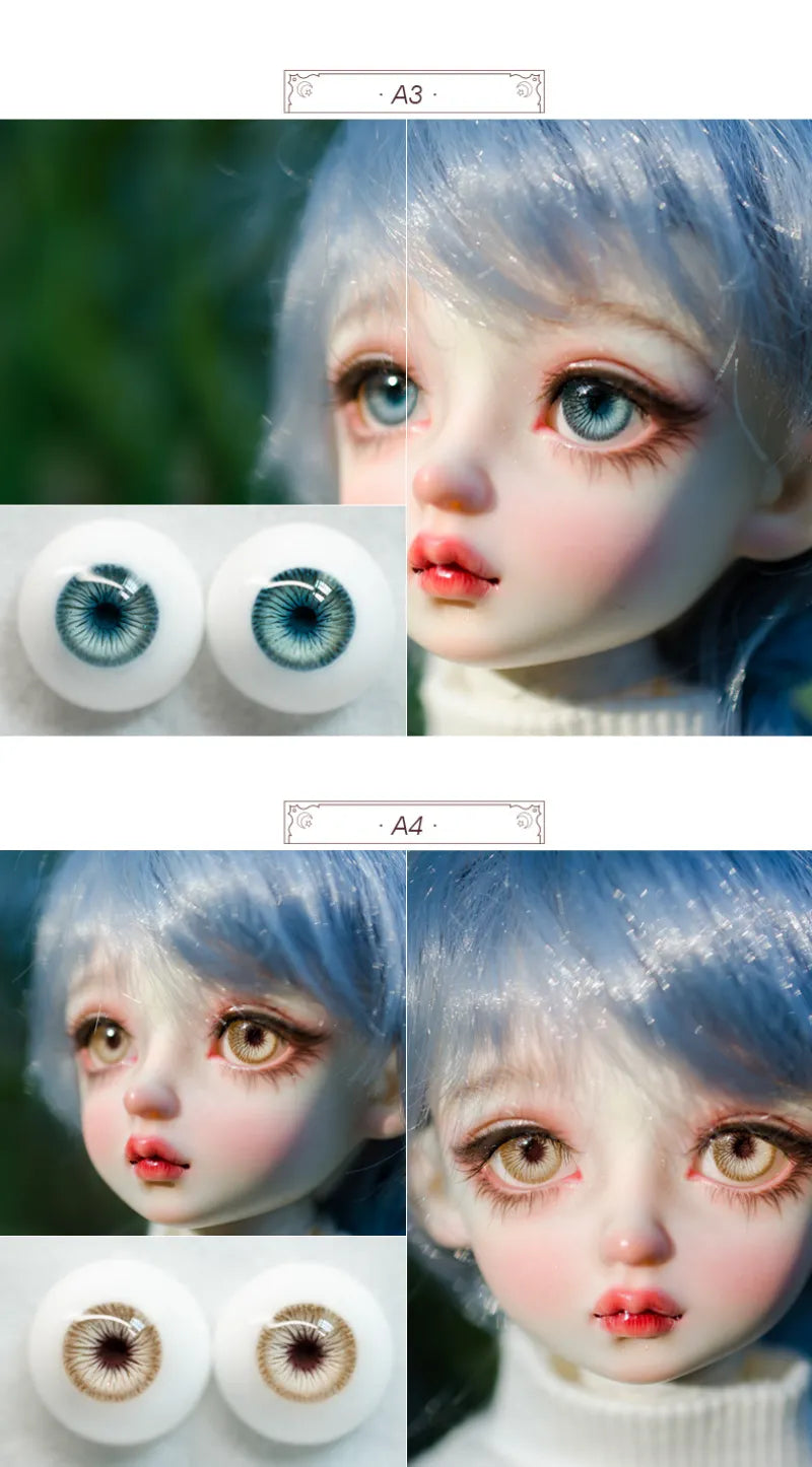 Realistic Plaster BJD Doll Eyes