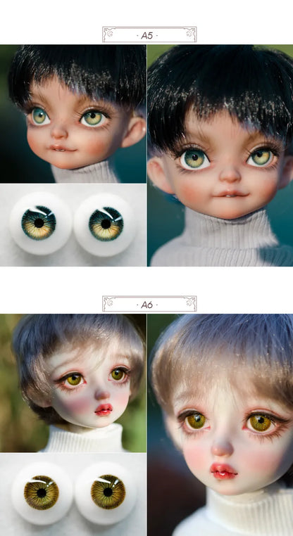 Realistic Plaster BJD Doll Eyes