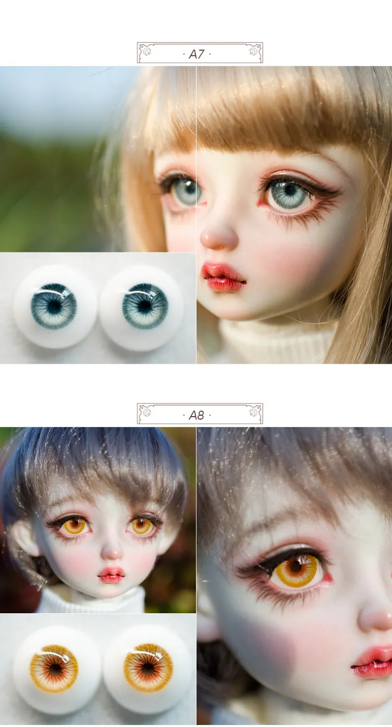 Realistic Plaster BJD Doll Eyes