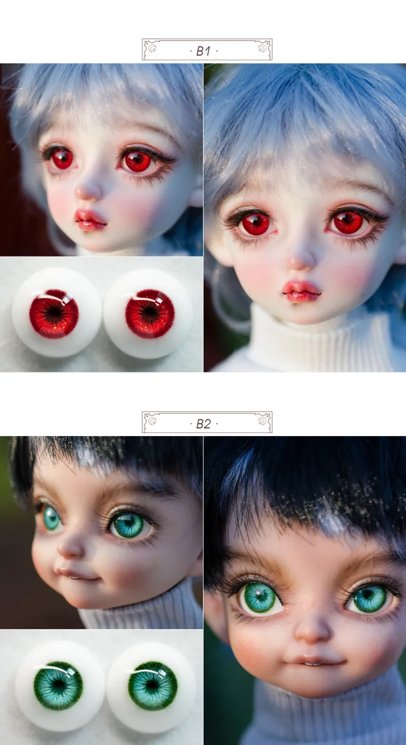 Realistic Plaster BJD Doll Eyes