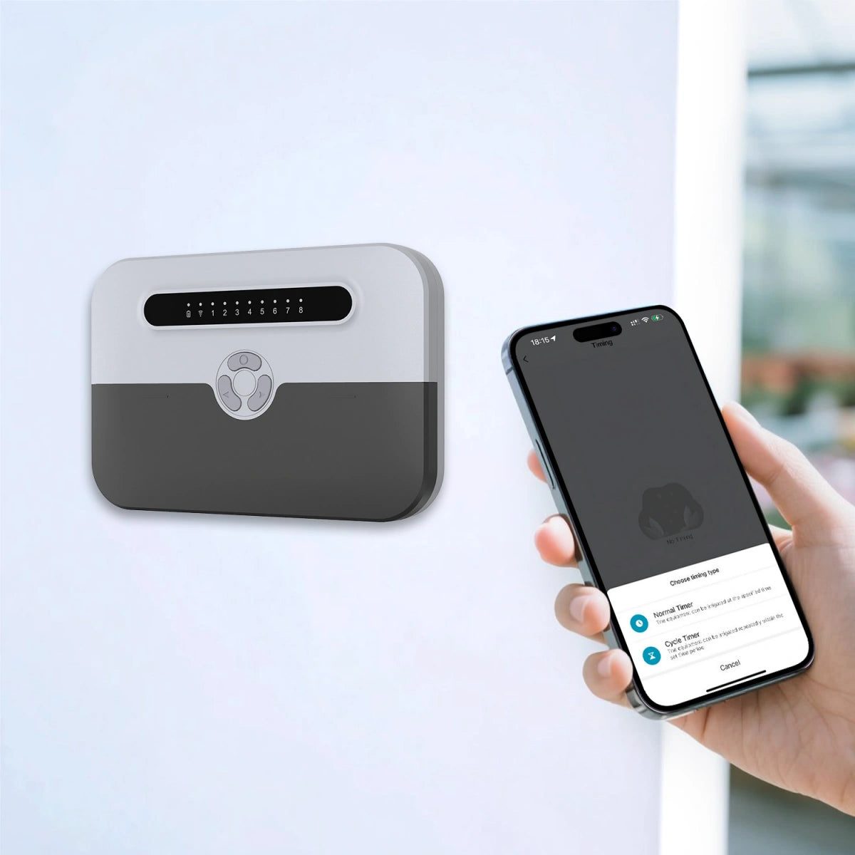 8-Zone Smart Sprinkler Controller