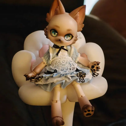 TINGUIN Siamese Cat 1/12 BJD Doll Pet ｜ Full Set