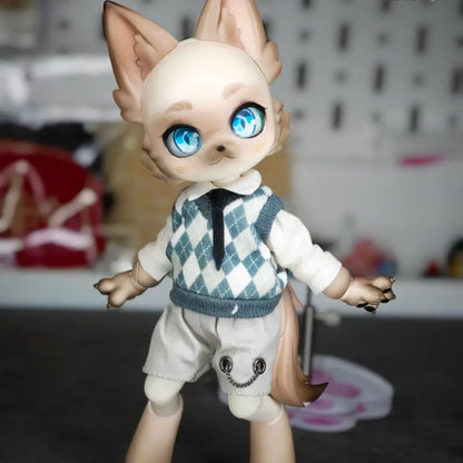 TINGUIN Siamese Cat 1/12 BJD Doll Pet ｜ Full Set