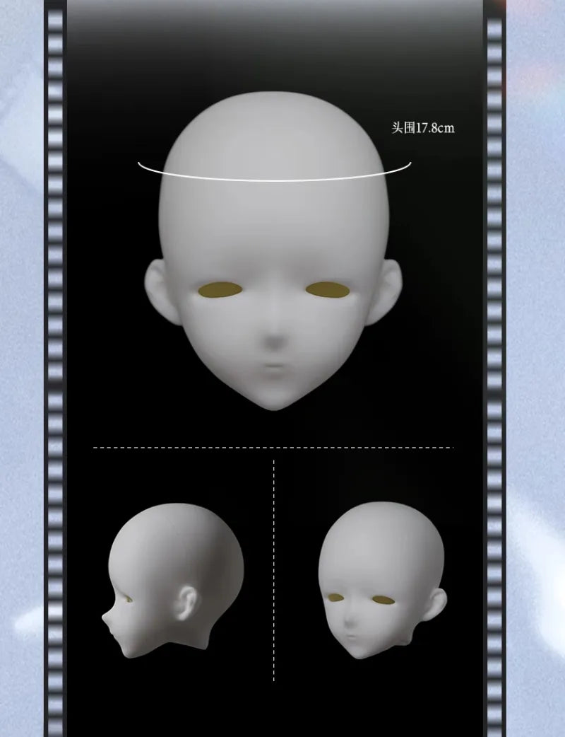 Dollzone Xiao Chu 1/4 BJD Doll Head