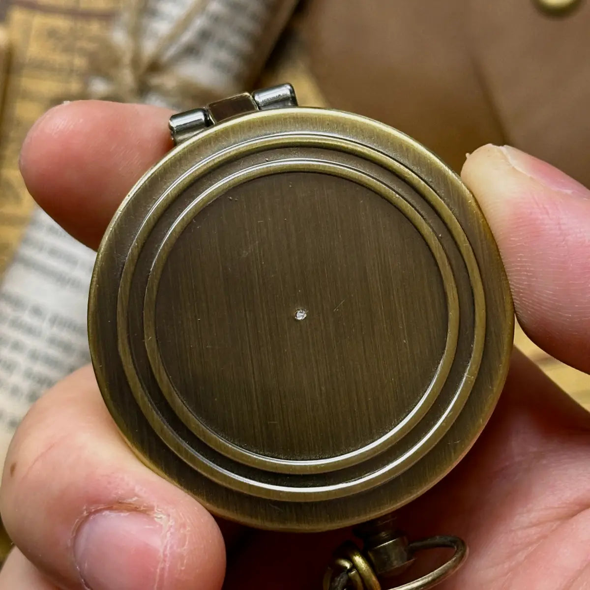Vintage Map Engraved Compass | Graduation Gift for Son, Him | Traveler Gift | Personalized Retirement Gift | Custom Quote | Brass Working Compass